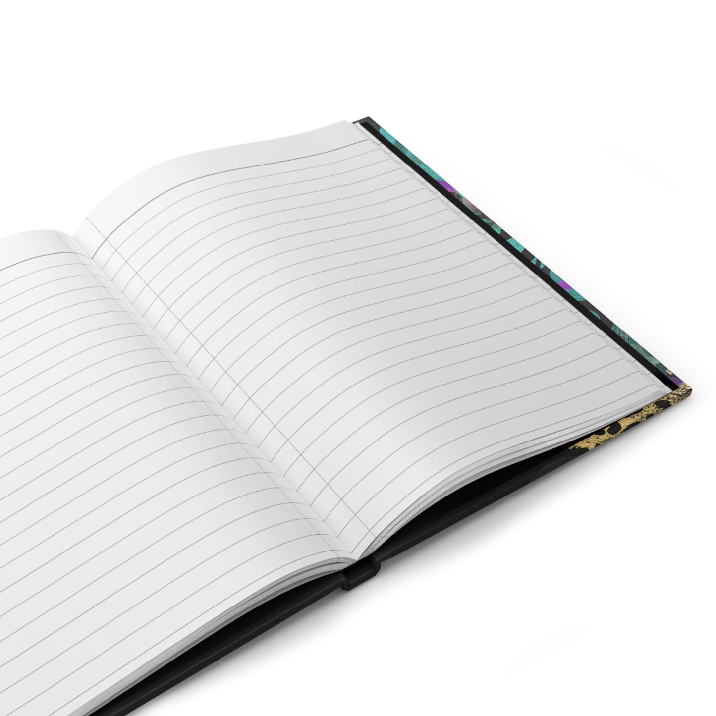 Cosmic Phoenix Hummingbird Hardcover Journal - Vibrant Rainbow Wings Art Journal for Creative Freedom