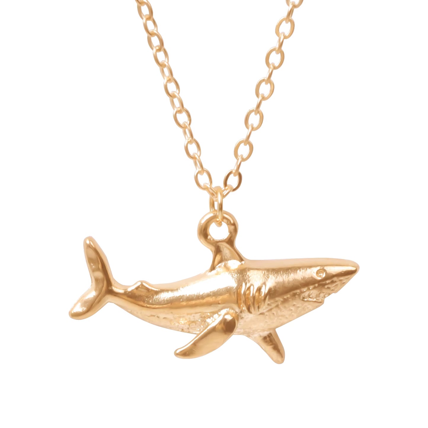 Punk Shark Charm Necklace Ocean Animal Pendants Necklaces for Women Men Best Gift Chain Neck Decotraion Choker Steampunk Jewelry
